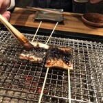 まほろば囲炉裏 - 好きなだけタレ塗り