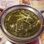 インド・ネパール料理　タァバン - Bセット\880　サグチキンカレー