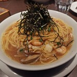 PASTA KITCHEN NAKANO - 魚介類の和風(大盛)￥1,670