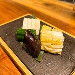 横浜 酒槽 - 漬け物の盛り合わせ
