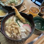 おだしとおさけ ゑふ - 鍋焼きのおうどん