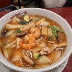 中華飯店 一番 - 五目あんかけソバ1100円