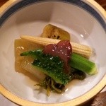 あそび割烹 賢太朗 - 夏野菜の冷製焚き合わせ