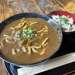 食事処 やらぼ - カレーそばセット
