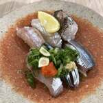 旬菜和味 - 鮨(うおぜ、メイチ、八角、あじ、さんま、いわし)
