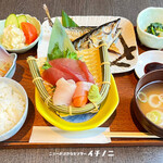 ニューおさかなセンター イチノニ - 金華鯖とお刺身御膳