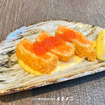 ニューおさかなセンター イチノニ - みやぎサーモンのレアカツ