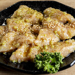 焼肉横山 - 上ミノのわさび