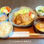 ニューおさかなセンター イチノニ - 蔵王ブランド三元豚(ジャパンX)の生姜焼き御膳