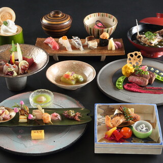 誕生日・記念日にも◎創作和食と寿司が充実した懐石コース