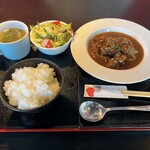 焼肉 肉十八 - 　牛タンシチュー定食（中）