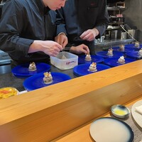 しまなみふれんち Murakami - 鰆のタルタルの準備