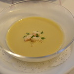 ル・プラ・プリュ - 2014/07 いんげん豆冷製ｽｰﾌﾟ Bｺｰｽ 3,300円