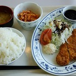 Sapporoshikensetsukyokugesuidouchoushashokudou - とんかつ定食(520)