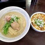 漢 - 鶏白湯生姜ラーメン・塩 ＆ 麻婆豆腐丼ミニサイズ