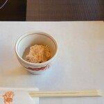 しゃぶしゃぶ・日本料理 木曽路 用賀店 - またもや食べられないイクラがのっていたので、強制撤去したはるさめと辛子明太子の和え物