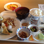 ANAクラウンプラザホテル秋田 - 7月18日の朝食バイキング。和食バージョン。