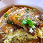 老広東 - 東坡炒飯（角煮炒飯）コショウが合いますよ（２０１４年７月）