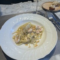 La Brianza - 甘海老と新玉ねぎのレモンバターソース