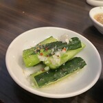 SATOブリアン - メニューになかったけどきゅうり。