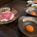 SATOブリアン - ヒレすきの焼く前。