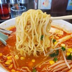 らーめんランド - 麺上げ