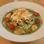 Fortune comes in at the merry gate - ムール貝とドライトマトのジェノベーゼ