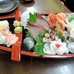 漁師居酒屋 楓 - 刺身盛合せ