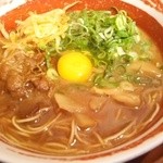 徳島ラーメン 麺王 - ラーメンばりかた630円 