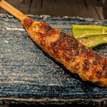 炭火焼き鳥 琥珀 - つくね　おまかせに入ってる