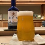 御料理 寺沢 - ユキノチカラ白ビール