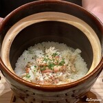 御料理 寺沢 - 毛蟹の炊込みごはん