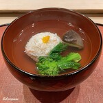 御料理 寺沢 - ずわいがにの蟹真薯の椀物