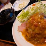 かぶと - チーズハンバーグイタリアン定食∶1850円
