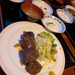 かぶと - 日本鹿肉のロース肉のステーキ定食∶2240円