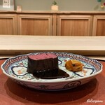 御料理 寺沢 - 雌の蝦夷鹿の背ロースの炭火焼