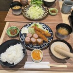 とんかつ　たづむら 大丸札幌店 - 海老ひれかつ定食