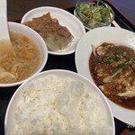 石庫門 - ◆よだれ鶏セット+餃子3ツ
            1,100円税込