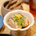 蒸し牡蠣ポン酢