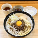 パンチ系まぜそば タイガーパンチ - タンタンパンチ　一口ごはん