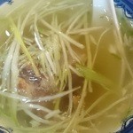 牛たん 太助 - お替り　テールスープ
