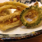 そば処 赤星 - 穴子天ぷら