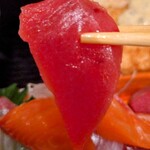 さまさま - さまさま定食のマグロ刺