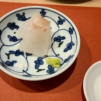 鮨 そえ島 - ヒラメの昆布締め
