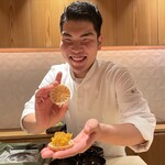 銀座 しのはら - 新しい最中ボーイ