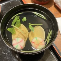 鰻う おか冨士 - 吸物(蛤)