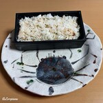 御料理 寺沢 - オミヤの毛蟹の炊き込みごはん