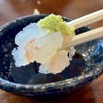 船頭の台所 - 伊勢海老の活き造り