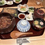 濱松地焼 鰻 まさ - 上おひつ鰻の白焼き付き