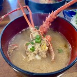 船頭の台所 - 伊勢海老の味噌汁